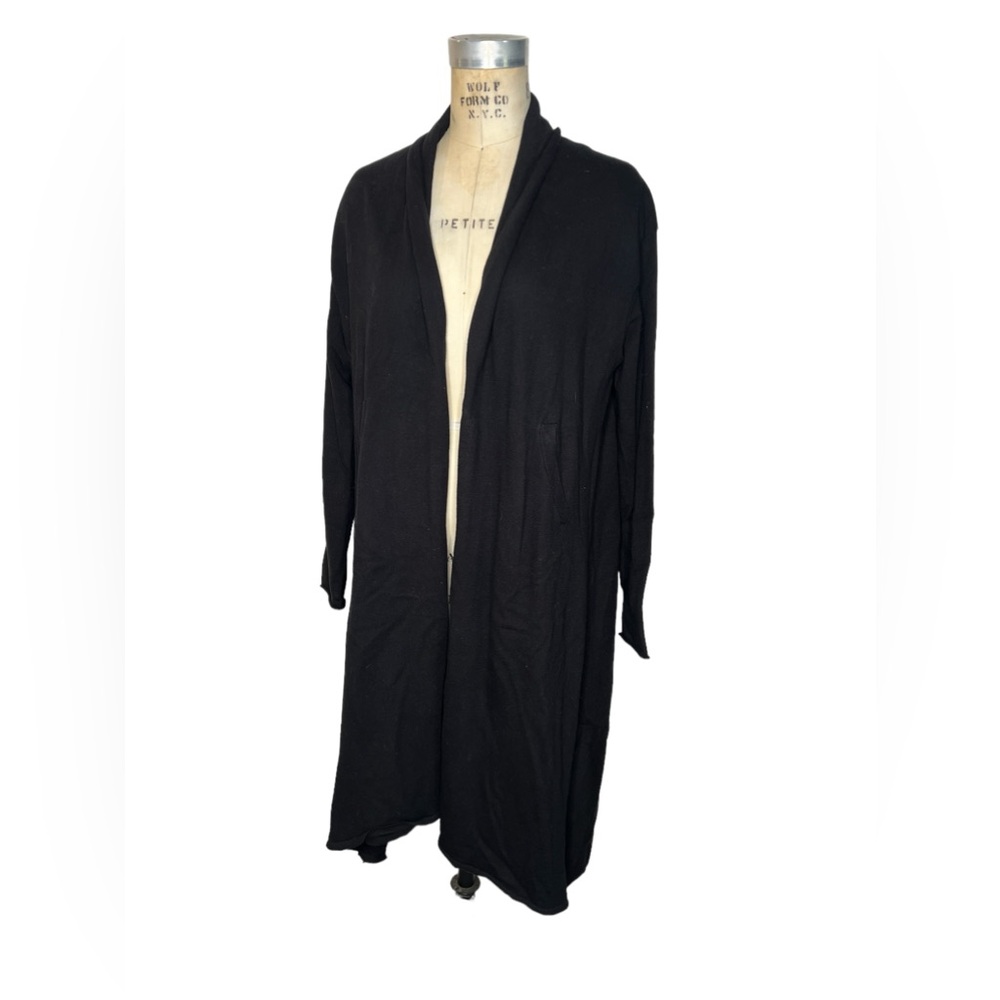 Inhabit S black cardigan sweater